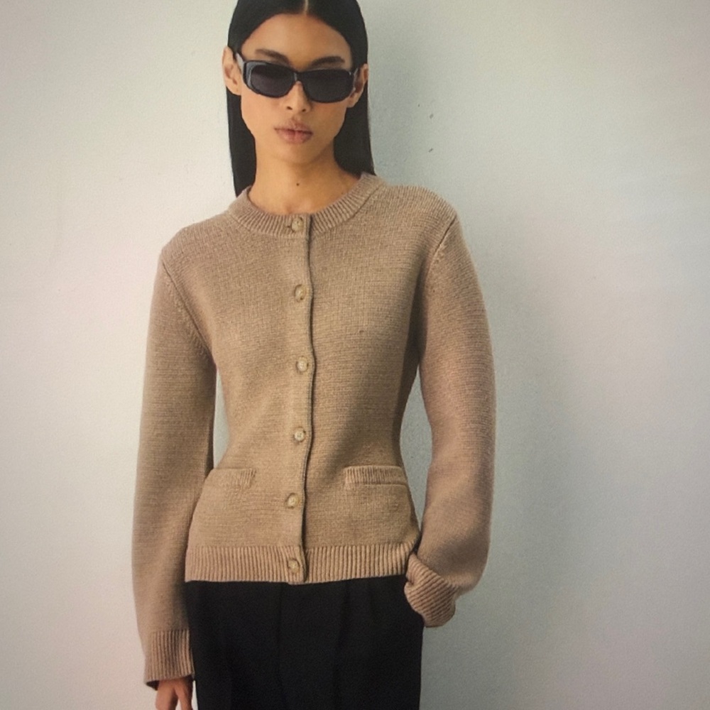 Aritzia Babaton Brown Women's Cardigan